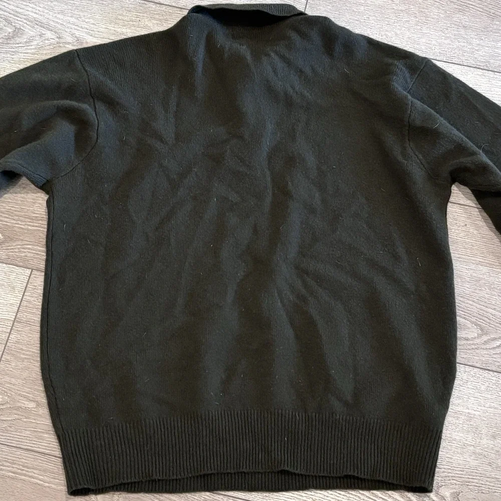 Vintage Polo Ralph Lauren Golf Sweater Mens‎ Large Green Pony Lambswool Preppy